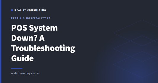 Real IT Consulting article cover: troubleshooting a point of sale system for cafes and retail
