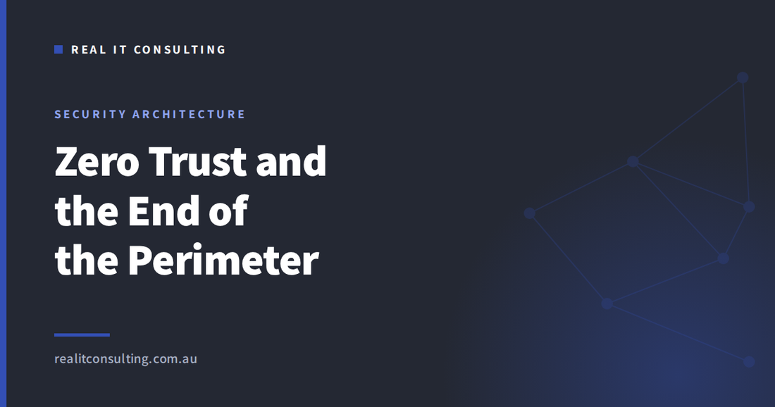 Real IT Consulting article cover: Zero Trust and SASE explained for small and medium business